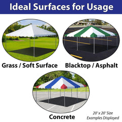 20' x 20' Premium West Coast Frame Party Tent - Custom