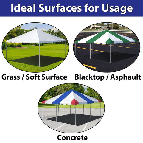 Surface installation guide for West Coast Frame Tents