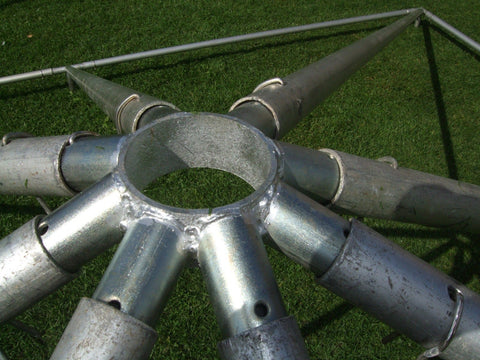 20' x 20' Replacement West Coast Tent Frame Only, Single Tube