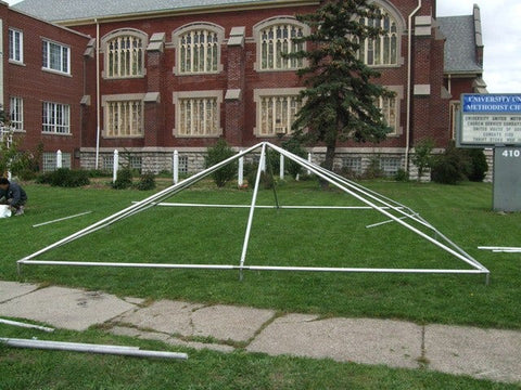 20' x 20' Replacement West Coast Tent Frame Only, Single Tube