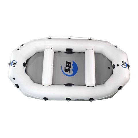 12 ft Whitewater Raft | Self-Bailing Inflatable River Raft
