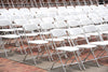 Image of Red Plastic Folding Chairs