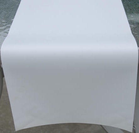 Moose Supply Solid White Vinyl Strip 12" x 60"
