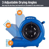 Image of BlueDri BD-MS35 Max Storm 35 1/3 HP, 2900 CFM Mini Air Mover Blower Fan by B-Air