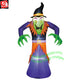5.5' Gemmy Airblown Inflatabele Wicked Witch In Purple & Orange Outfit