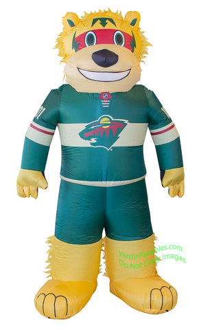 7' Air Blown Inflatable NHL Minnesota Wild Nordy Mascot