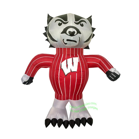 7' NCAA Inflatable Wisconsin Bucky the Badger Mascot