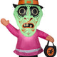 4' Gemmy Airblown Inflatable Halloween Trick or Treating Witch