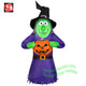 3 1/2' Witch Holding Pumpkin