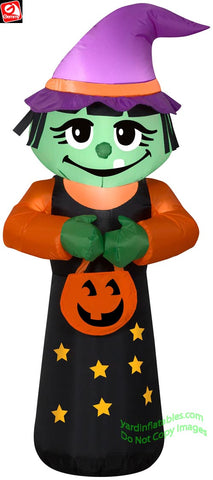 4' Gemmy AirBlown Inflatable Halloween Witch