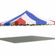 15' x 15' Weekender Pole Tent Top, Red White and Blue