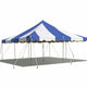 20' x 20' Weekender Standard Canopy Pole Tent - Blue & White