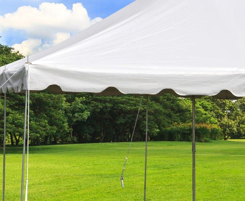 15' x 15' Weekender Standard Canopy Pole Tent - White