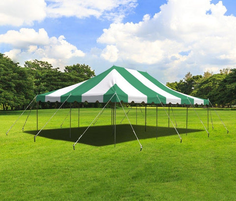 20' x 30' Weekender Standard Canopy Pole Tent - Green