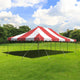 20' x 30' Weekender Standard Canopy Pole Tent - Red