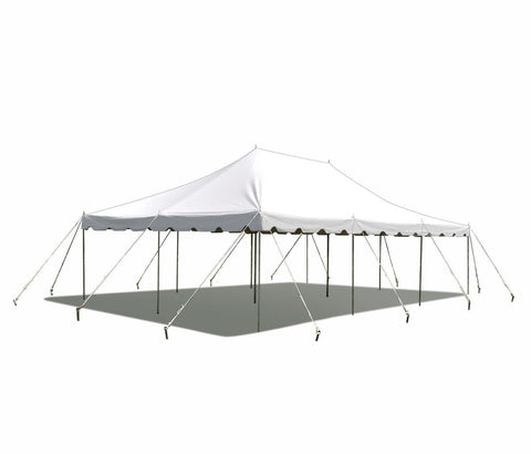 20' x 30' Weekender Standard Canopy Pole Tent - White