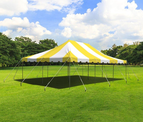 20' x 30' Weekender Standard Canopy Pole Tent - Yellow