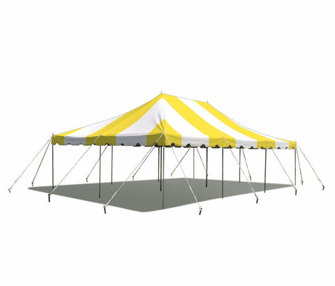20ft x 30ft Yellow Weekender Standard Canopy Pole Tent