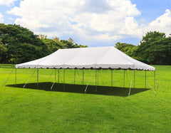 20' x 40' Weekender Standard Canopy Pole Tent - White