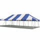 20' x 40' Blue/White Weekender Standard Canopy Pole Tent by POGO