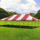 20' x 40' Weekender Standard Canopy Pole Tent - Red