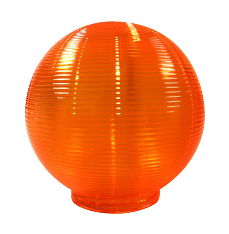 6-Inch Replacement Globe Light Cover, Orange
