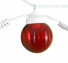 6-Inch Replacement Globe Light Cover, Red