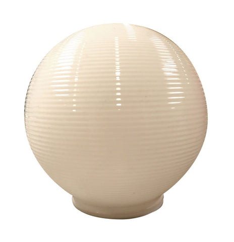 6-Inch Replacement Globe Light Cover, Prismatic White