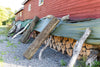 Image of 6' x 24' Water Resistant Wood Pile Poly Tarp Cover