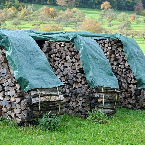 4' x 18' Poly Tarp, Firewood Cover