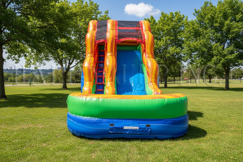 Double Wave 16ft Water Slide - WS4107