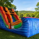 Blue Wave (16' Wet & Dry Slide) by Happy Jump