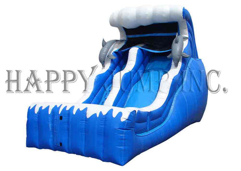 18 Foot Double Drop Wet Dry Slide - WS4121