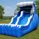 18'H Double Drop Wet & Dry Slide by Happy Jump
