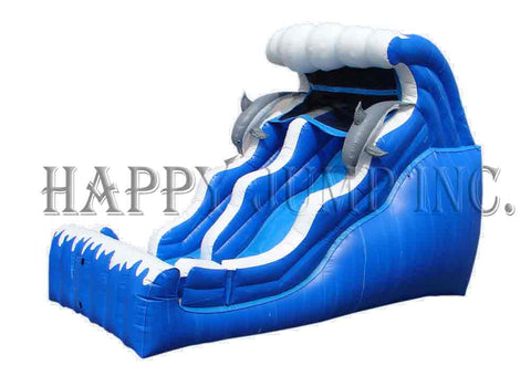 18 Foot Double Drop Wet Dry Slide - WS4121
