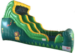 18 Foot Tropical Double Drop Wet Dry Slide - WS4124