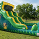 18'H Double Drop Wet & Dry Tropical Slide by Happy Jump