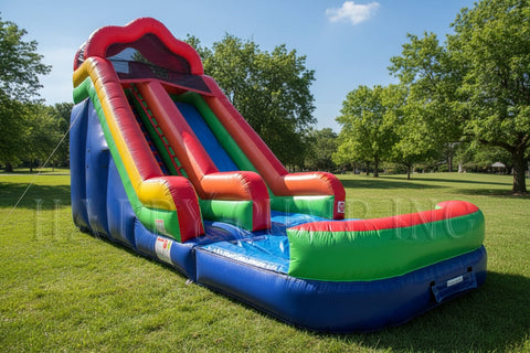 18 Foot Inflatable Water Slide | Commercial Inflatable Water Slide - WS4130