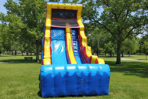 22 Foot Mungo Surf Water Slide Primary Colors - WS4141