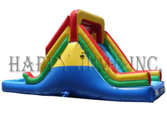 14'H Water Slide - Primary Colors by Happy Jump