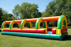 7.5'H Slip and Slide - Single Lane by Happy Jump