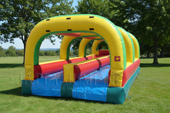 Double Lane Inflatable Slip Slide | Commercial Inflatable Water Slide - WS4302