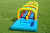 Image of Double Lane Slip Slide with Pool | Commercial Inflatable Water Slide - WS4303