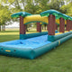 8.5'H Hawaiian Slip & Slide Single Lane W Pool by Happy Jump