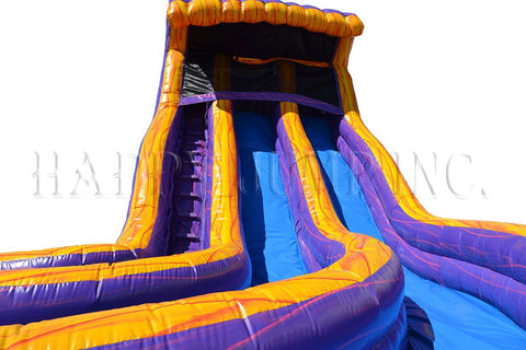 Aqua Purple Water Slide - WS4455