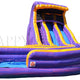 19'H Aqua Purple Water Slide by Happy Jump