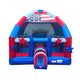 Big Bubba 22' x 22' Red, White Blue Marble Giant Bounce House with Blower