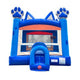 Blue Dog Bounce House with Blower