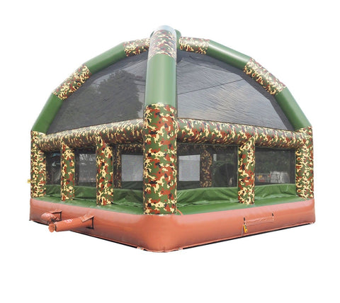 Big Bubba 22' x 22' Giant Camo Bounce House with Blower