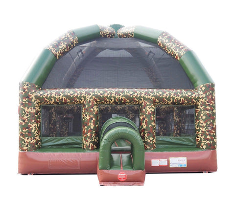 Big Bubba 22' x 22' Giant Camo Bounce House with Blower